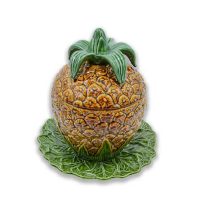 Terrine décorative Ananas avec plat