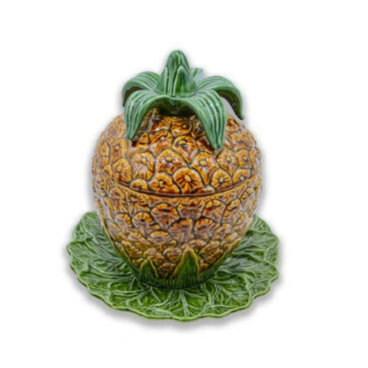 Terrine décorative Ananas avec plat