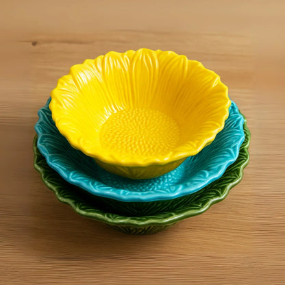 Saladier décoratif Tournesol vert
