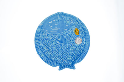 Assiette poisson en céramique portugaise