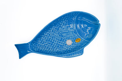 Plateaux poissons en céramique portugaise