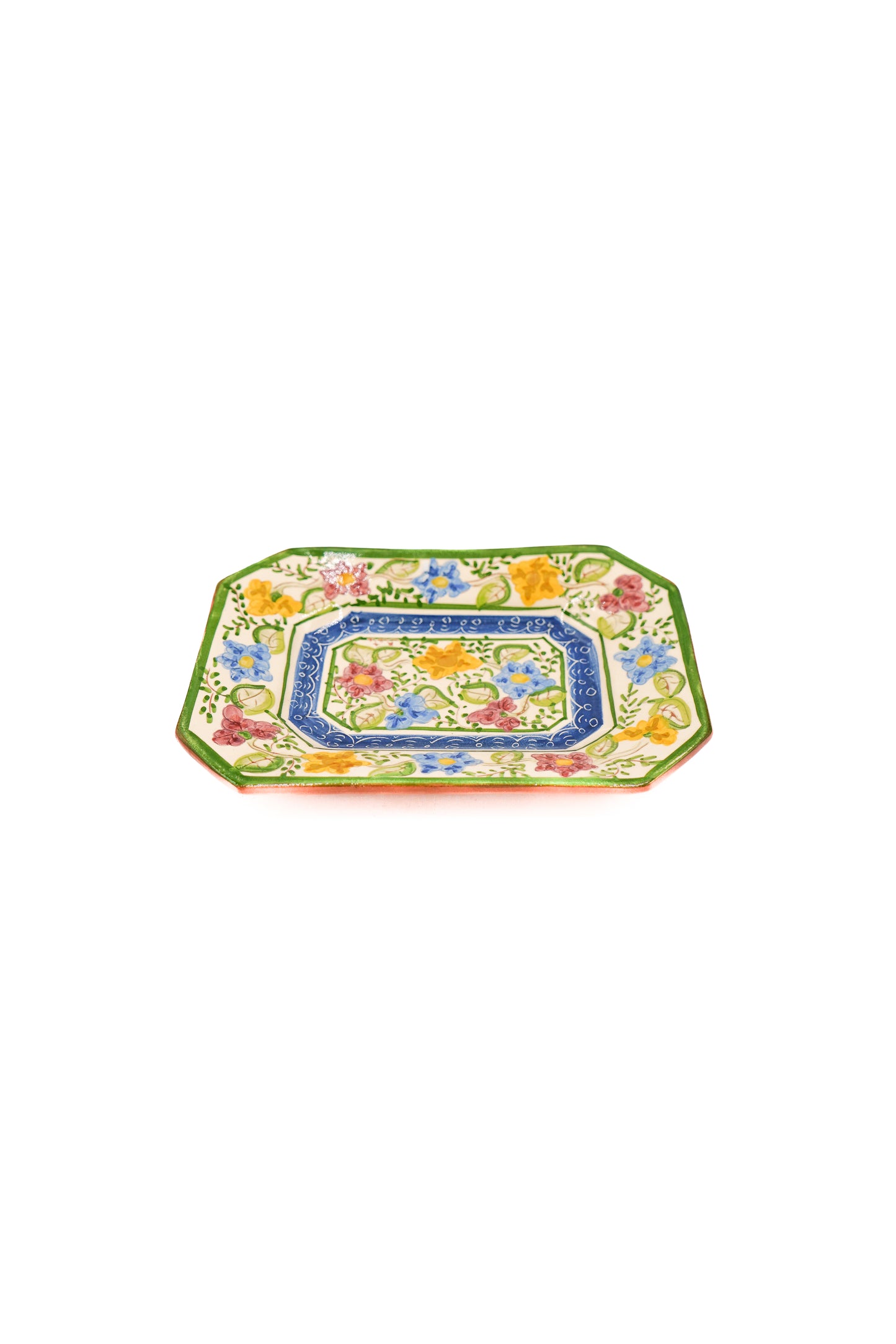 Plateau à motifs en céramique portugaise